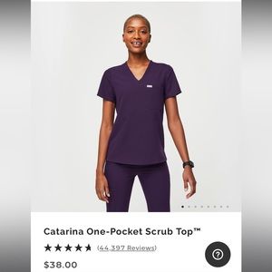 FIGS Purple Jam Scrubs Set